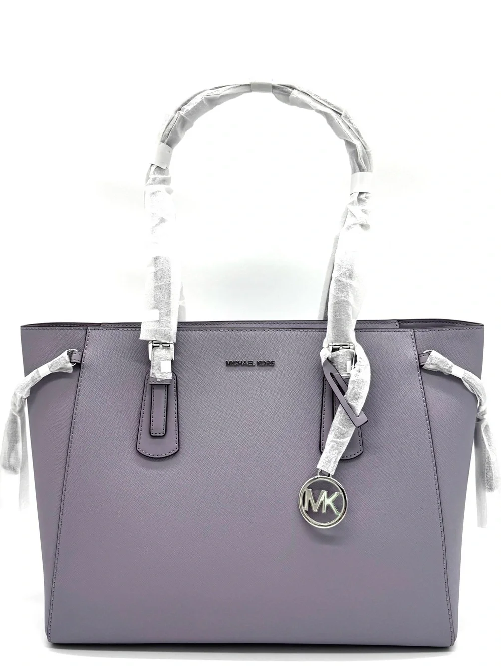 Michael Kors Voyager Large Leather Tote Bag - Lilac